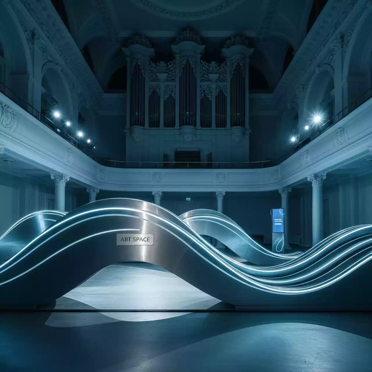 Аренда Фотозона свадебная "Океан счастья" в Зале органной и камерной музыки — ART SPACE