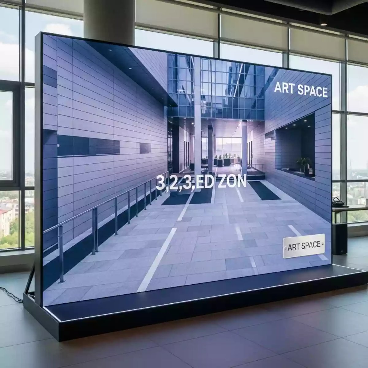 Аренда Фотозона светодиодная 2D LED 3.2х3.2 м P1,9 в Mantera Supreme — ART SPACE