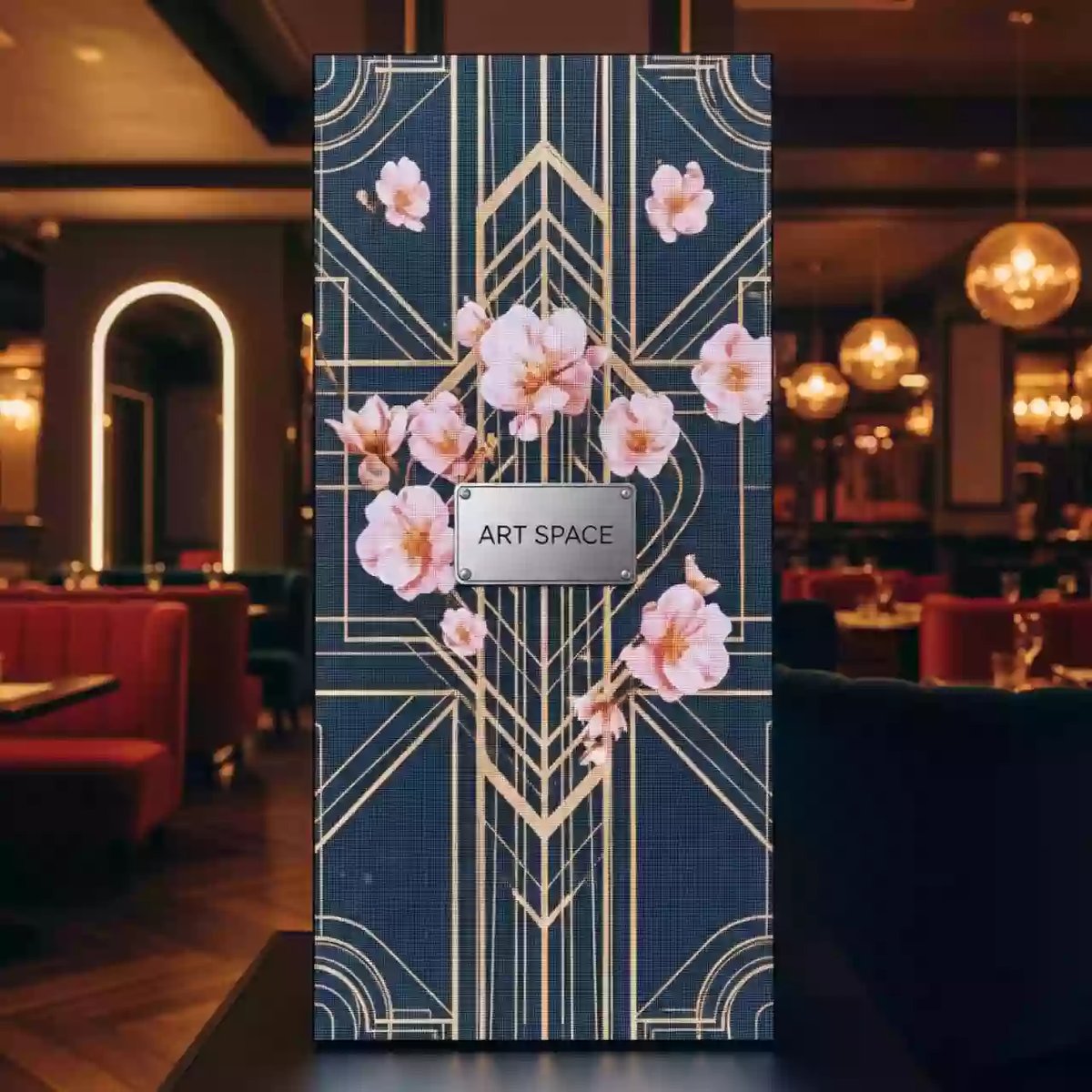 Аренда Фотозона светодиодная прямая 300х300 см в ресторане «Плакучая Ива» — ART SPACE