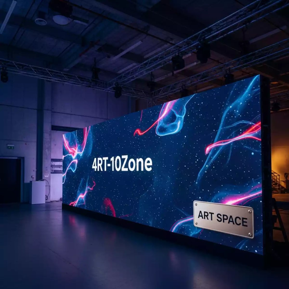 Аренда Фотозона светодиодная прямая 4х3 м в Университете «Сириус» — ART SPACE