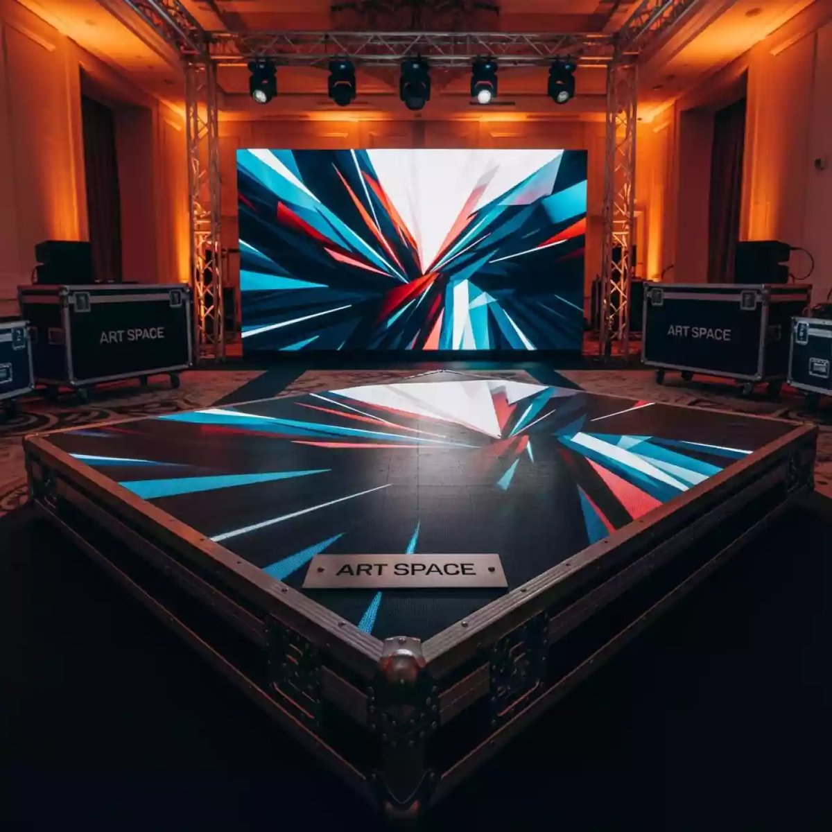 Аренда Фотозона светодиодная прямая 500х300 см в гранд-отеле «Жемчужина» — ART SPACE