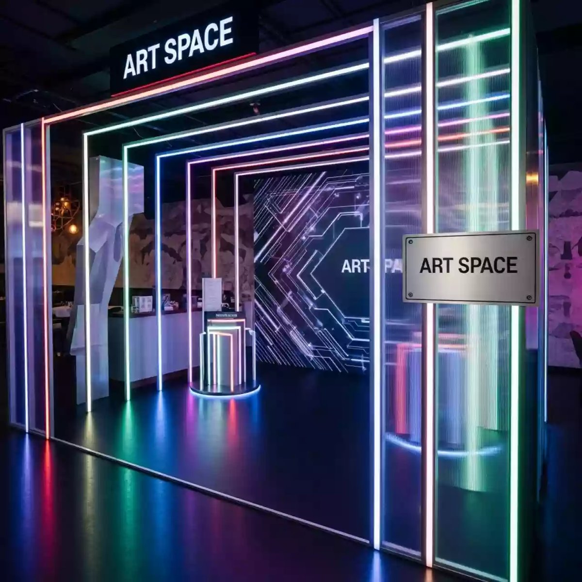 Аренда Фотозона тематическая для конференции в ресторане «Brunello» — ART SPACE