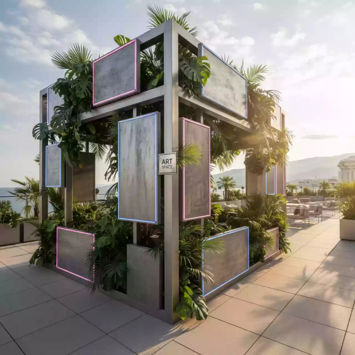 Аренда Фотозона тропическая Магнит в Гранд Отель Сочи — ART SPACE