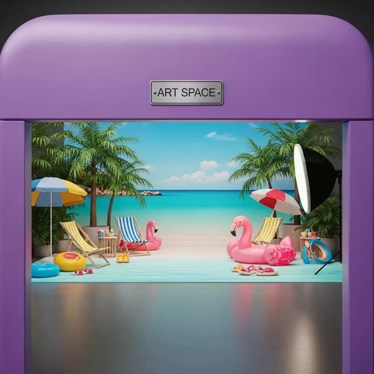 Аренда Фотозона тропический пляж в гранд-отеле «Жемчужина» — ART SPACE