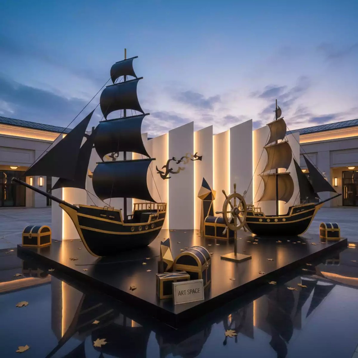 Аренда Фотозона уличная пиратская в Courtyard by Marriott Sochi — ART SPACE