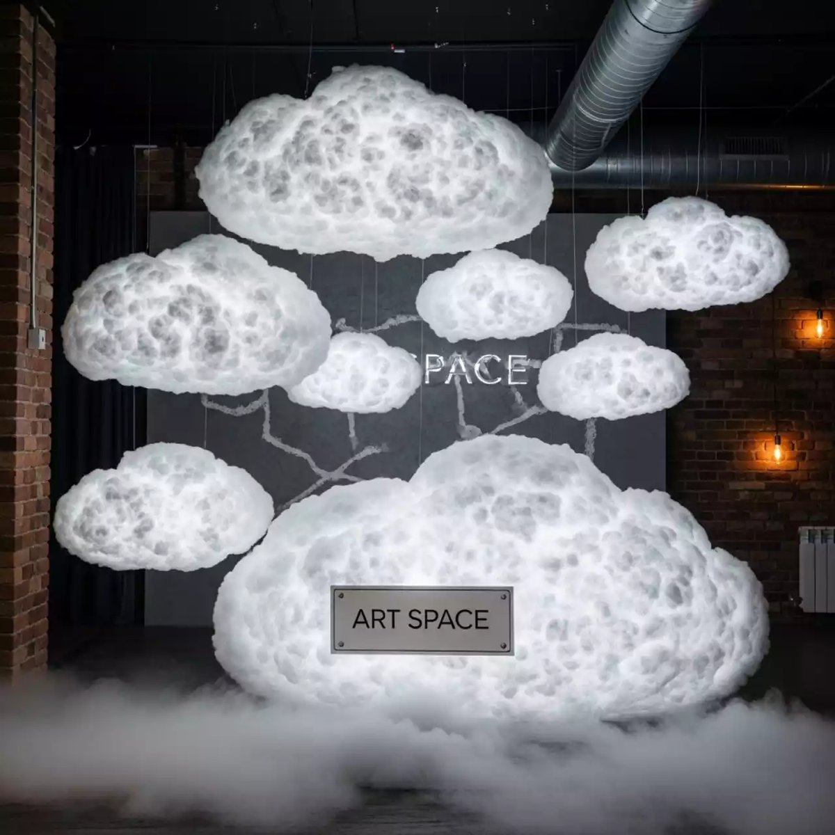 Аренда Фотозона в облаках в ресторане «Магадан» — ART SPACE