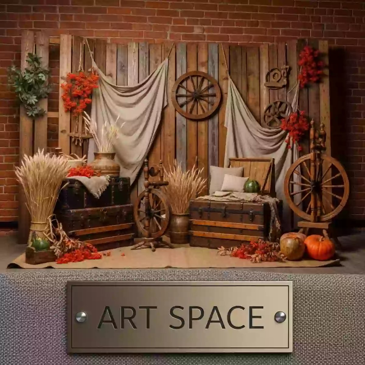 Аренда Фотозона в старорусском стиле в ресторане «Магадан» — ART SPACE