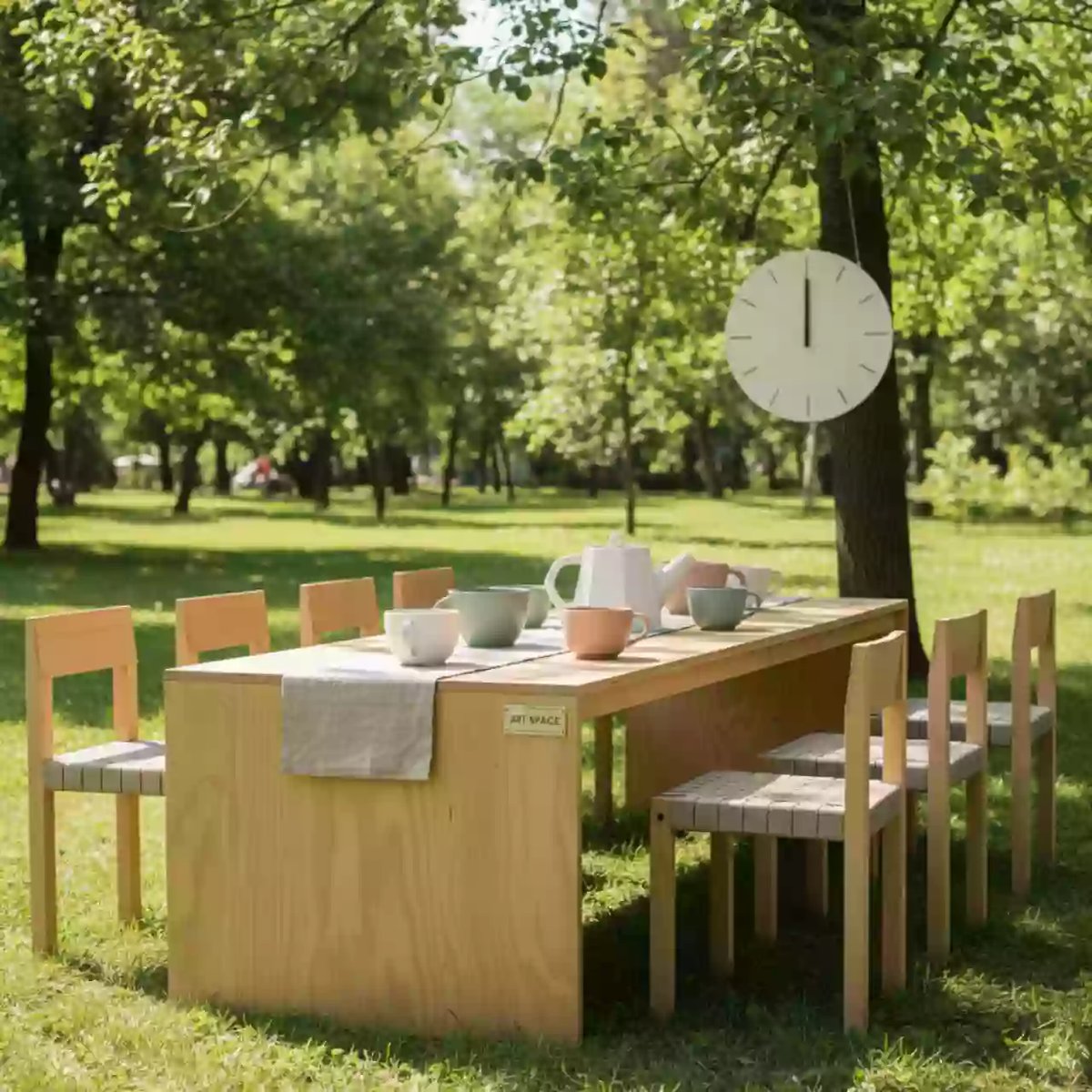 Аренда Фотозона в стиле Безумное чаепитие в парке «Ривьера» — ART SPACE