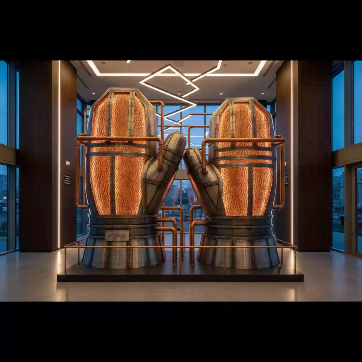 Аренда Фотозона "Варежки Деда Мороза" в Stella di Mosca — ART SPACE