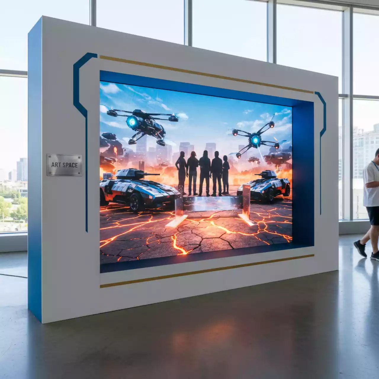 Аренда Фотозона военная AR в Red Arena — ART SPACE