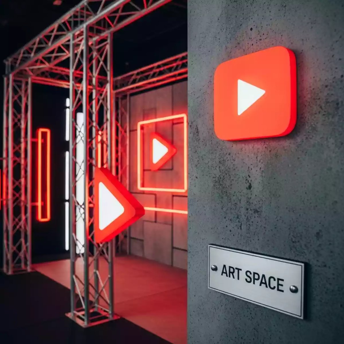 Аренда Фотозона Ютуб вечеринка на курорте «Газпром» (Альпика) — ART SPACE