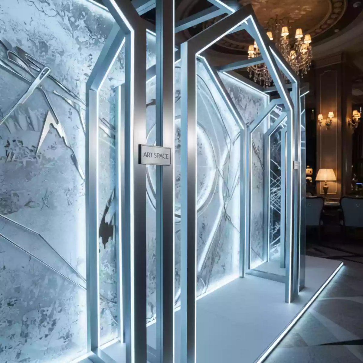 Аренда Фотозона Зимний пейзаж в ресторане «Brunello» — ART SPACE