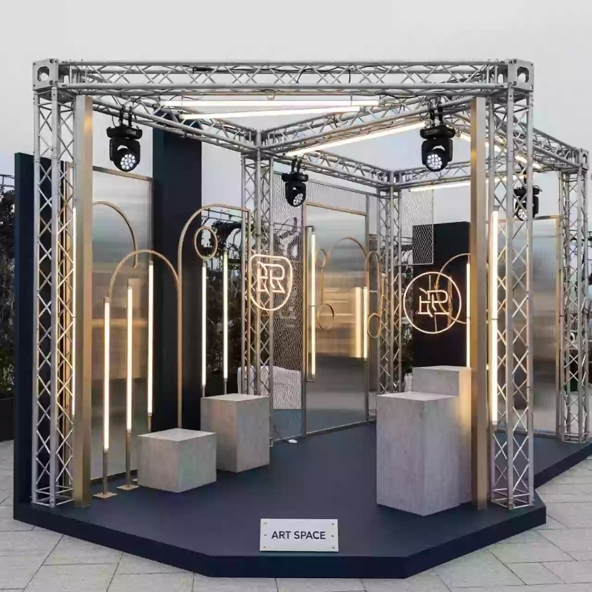 Аренда Фотозона Зимняя ярмарка в Гранд Отель Сочи — ART SPACE