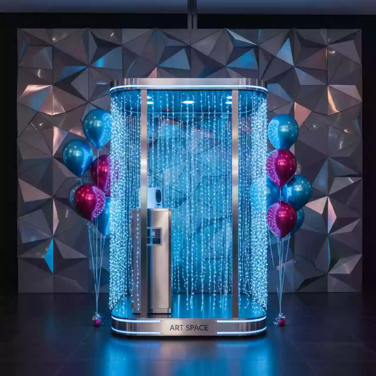 Аренда Фотозоны цветная из дождика с воздушными шарами в City Park Hotel Sochi — ART SPACE