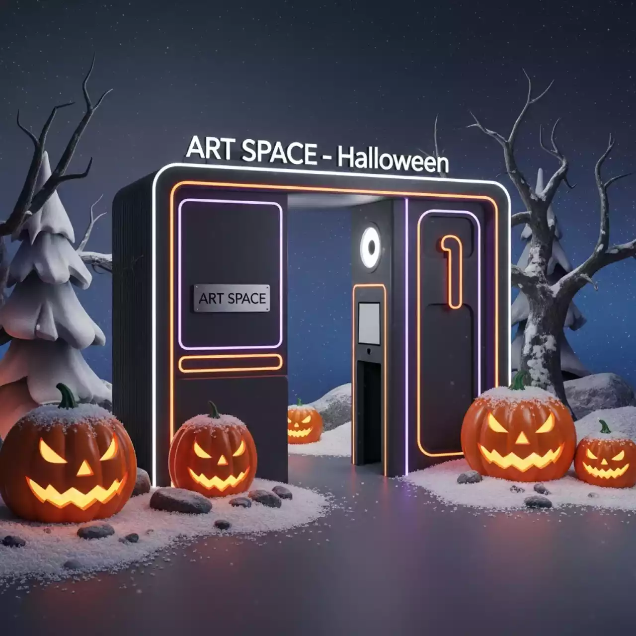 Аренда Фотозоны Хэллоуин в санатории «Заполярье» — ART SPACE