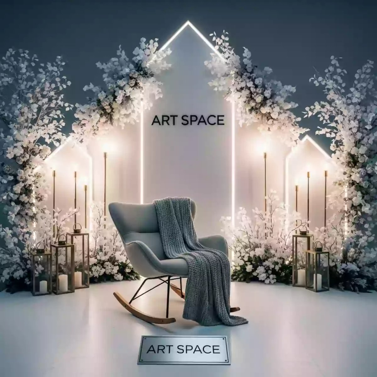 Аренда Фотозоны с креслом качалкой Arenda Decora в Bridge Resort — ART SPACE