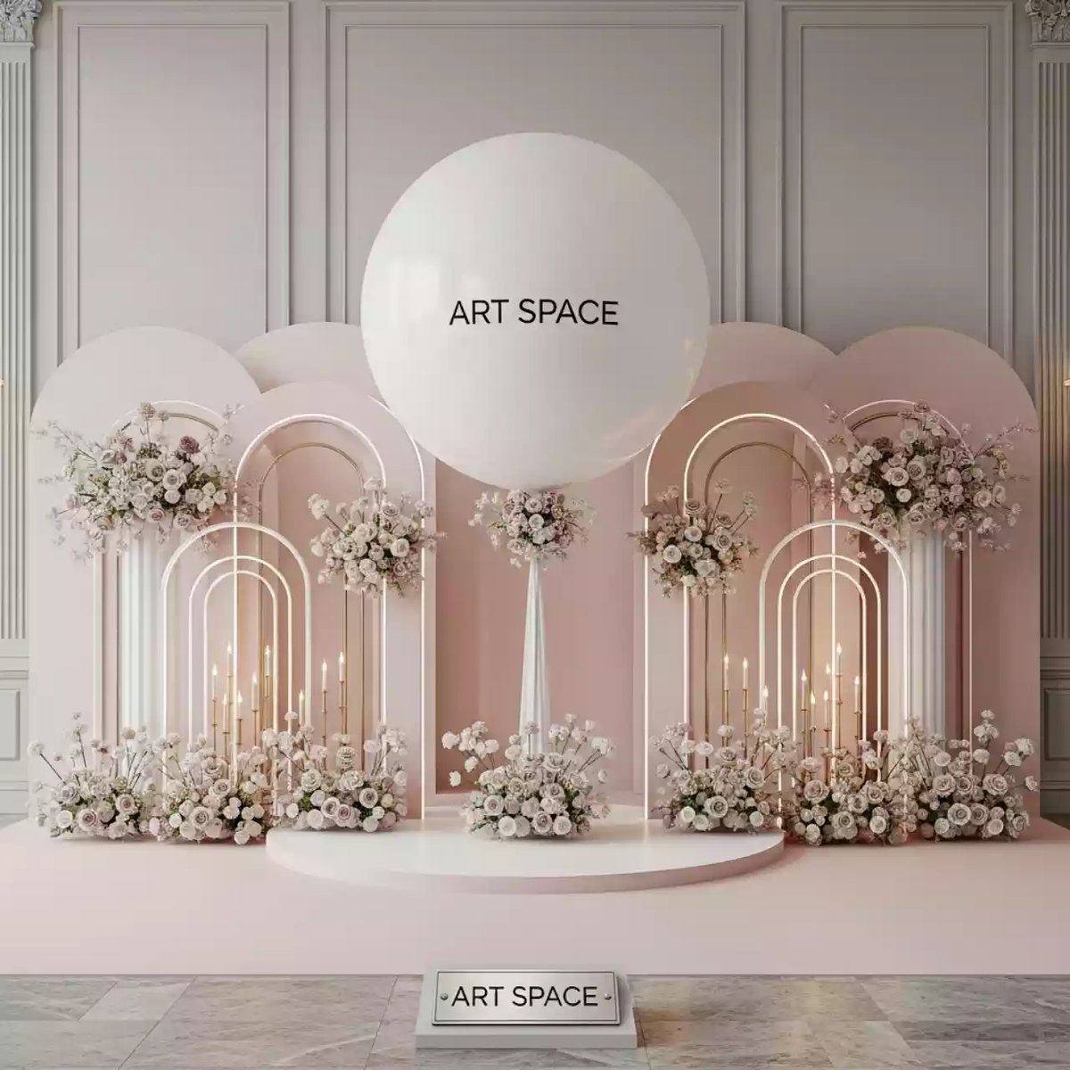 Аренда Фотозоны с воздушным шаром Arenda Decora в Rodina Grand Hotel & SPA — ART SPACE