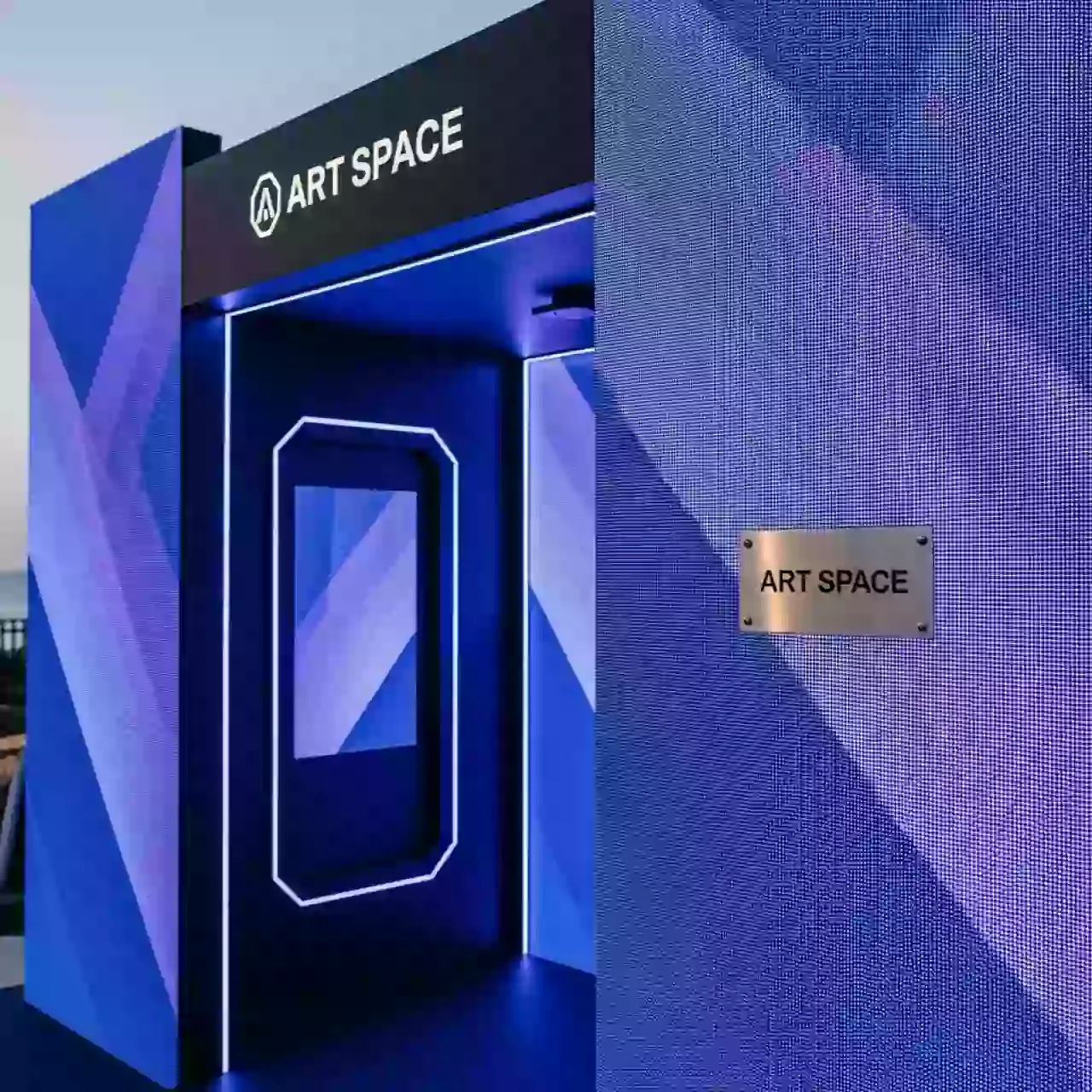 Аренда Фотозоны светодиодная 2D LED 2.5х2.5 м шаг P1,9 в пляжном комплексе VinoGrad — ART SPACE