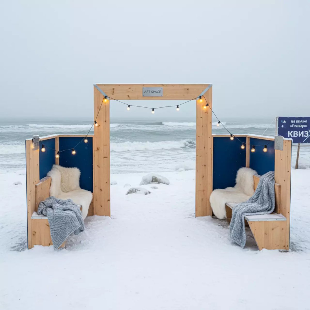 Аренда Фотозоны уличные на пляже «Ривьера» — ART SPACE