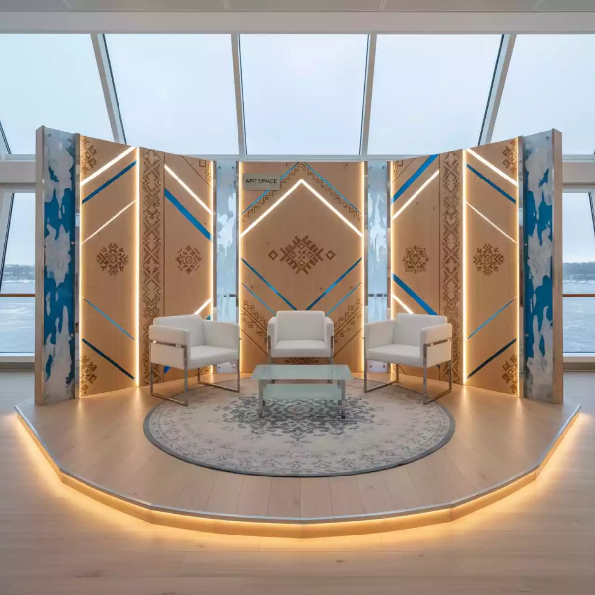 Аренда Фотозоны в русском стиле на теплоходе «Дагомыс» — ART SPACE