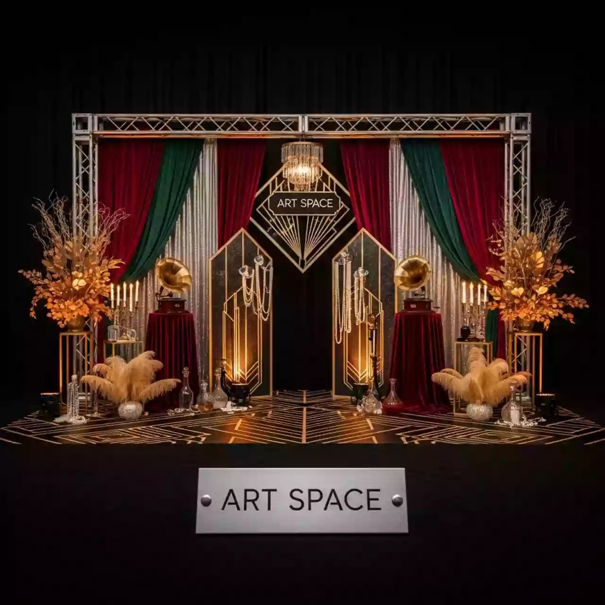 Аренда Фотозоны в стиле Чикаго в Сириус Арене — ART SPACE