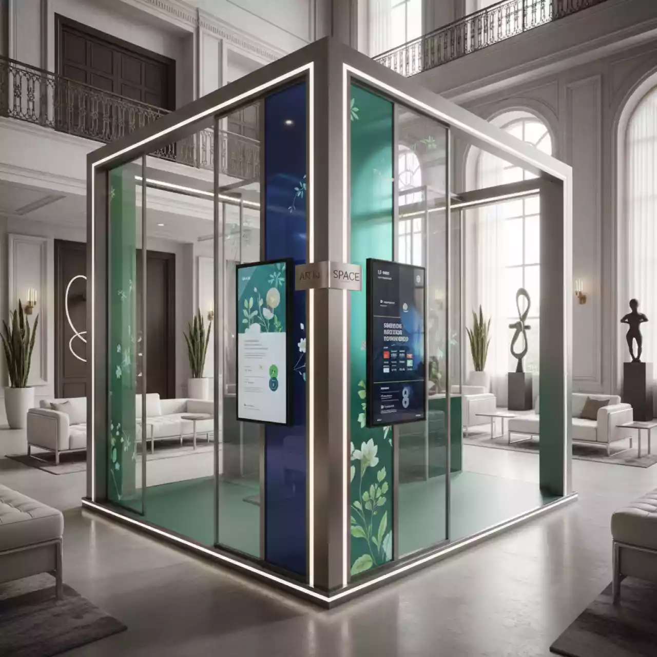 Аренда ФРЕШЭКСПО дизайн и застройка выставочных стендов в Karat Resort — ART SPACE