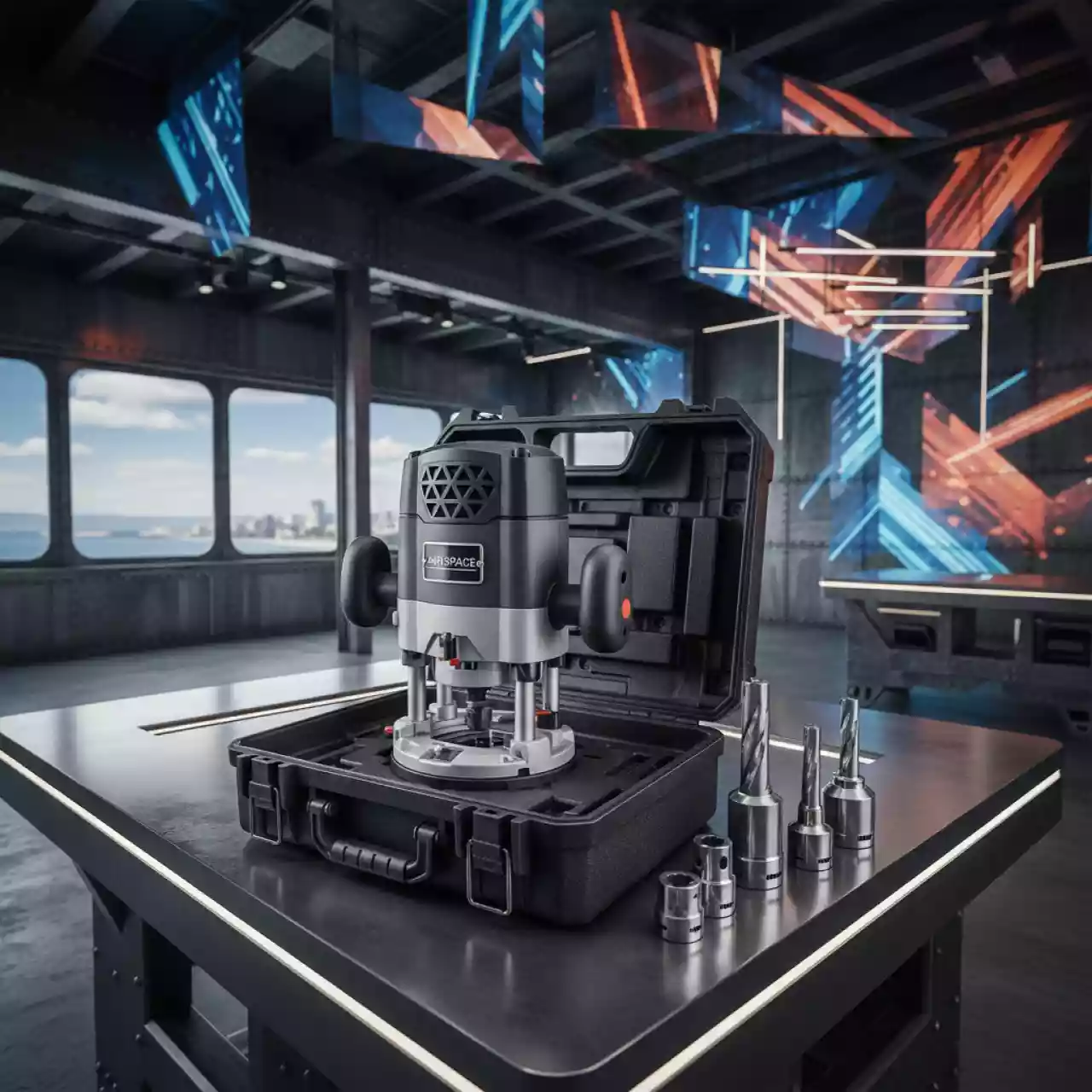 Аренда Фрезер CROWN CT11002 1400 Вт цанга 6 8 12 мм на теплоходе «Дагомыс» — ART SPACE