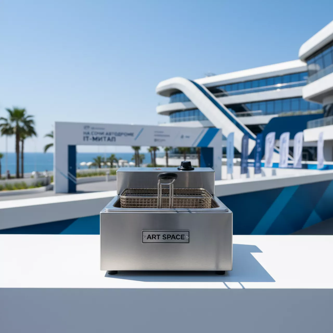 Аренда Фритюрница Hurakan HKN FR6L на Сочи Автодроме — ART SPACE