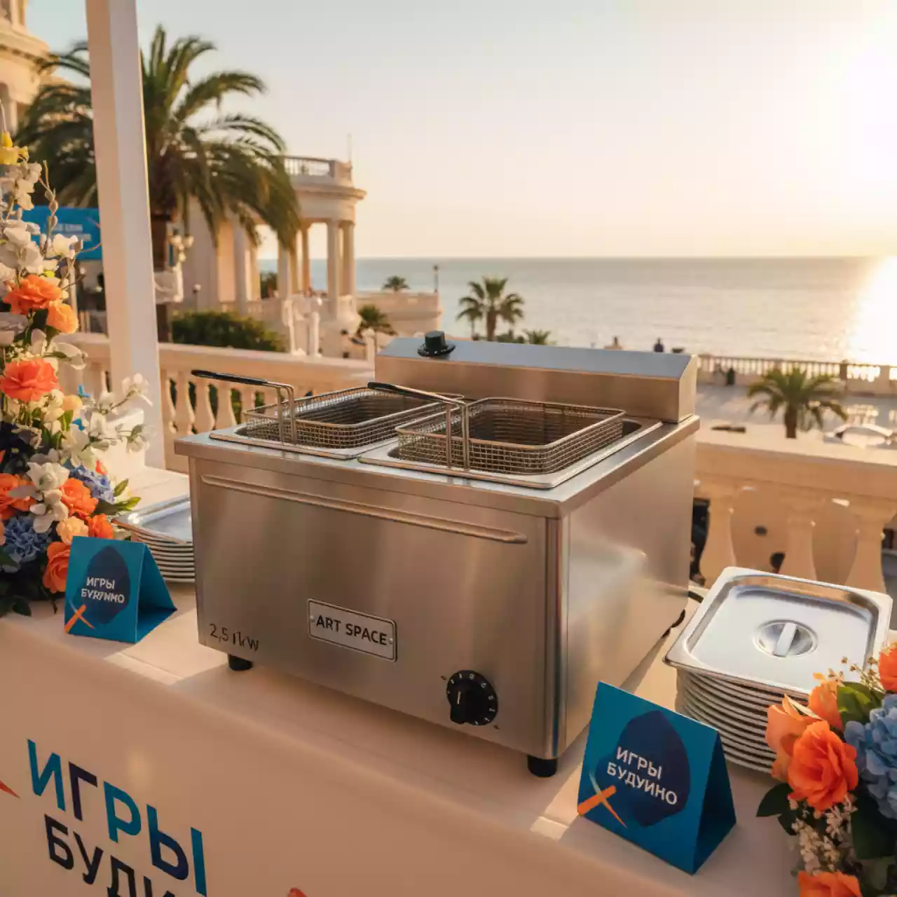 Аренда Фритюрница стальная 6 л 2,5 кВт в Radisson Collection Paradise — ART SPACE