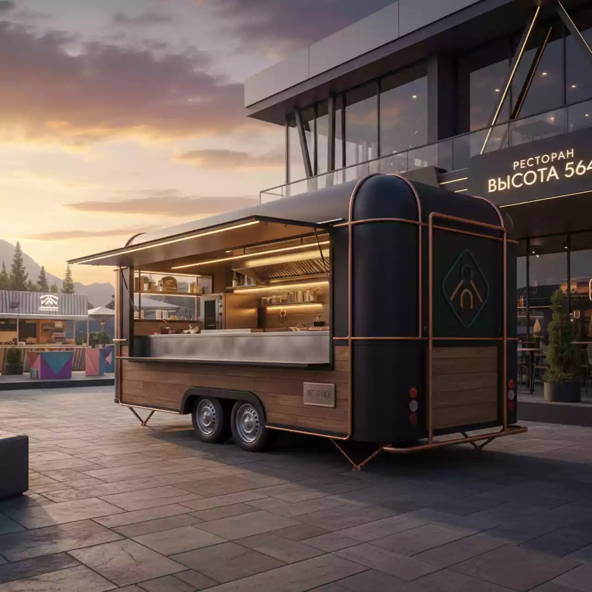 Аренда Фудтрак в ресторане «Высота 5642» — ART SPACE