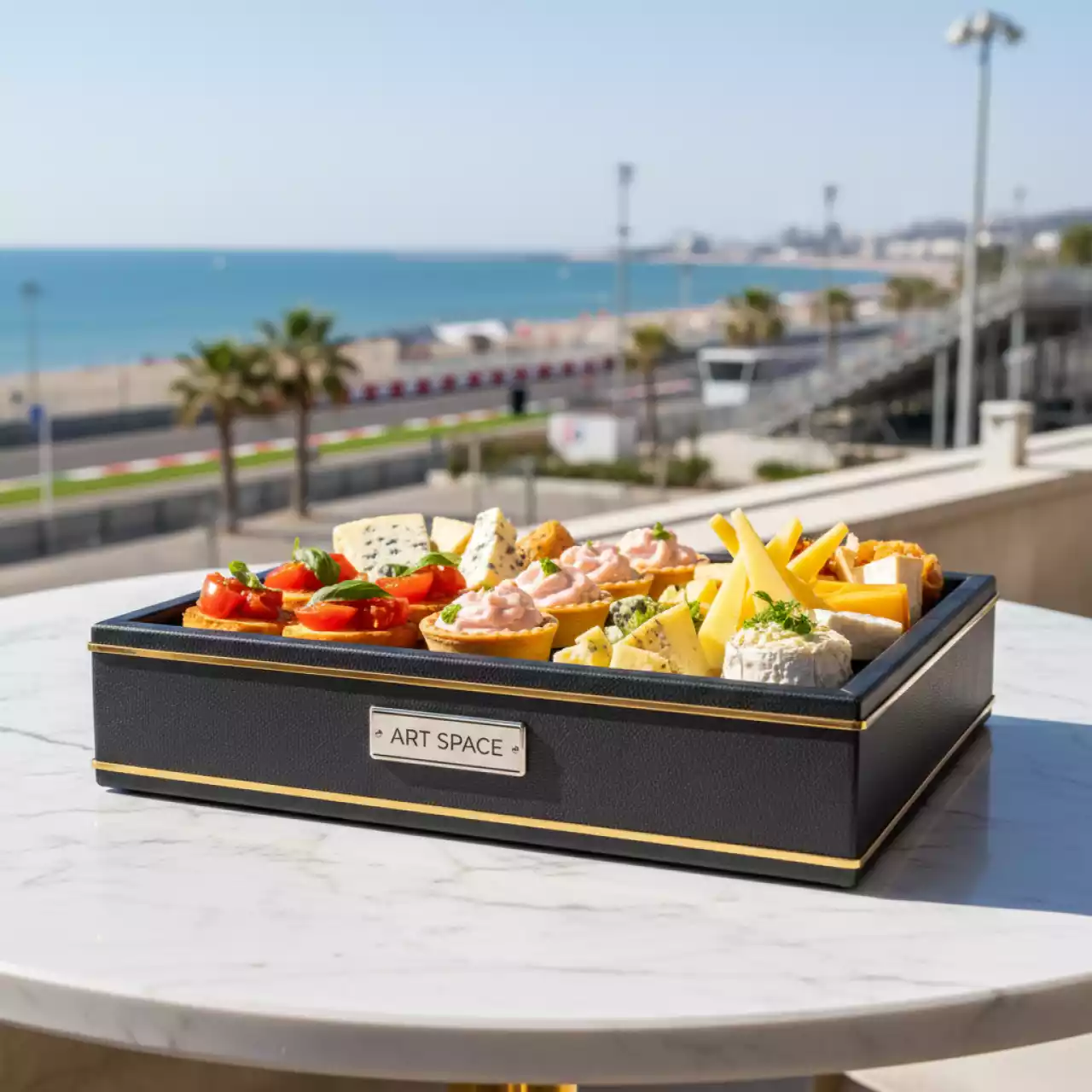 Аренда Фуршет бокс миди комплект № 1 на пляже «Ривьера» — ART SPACE