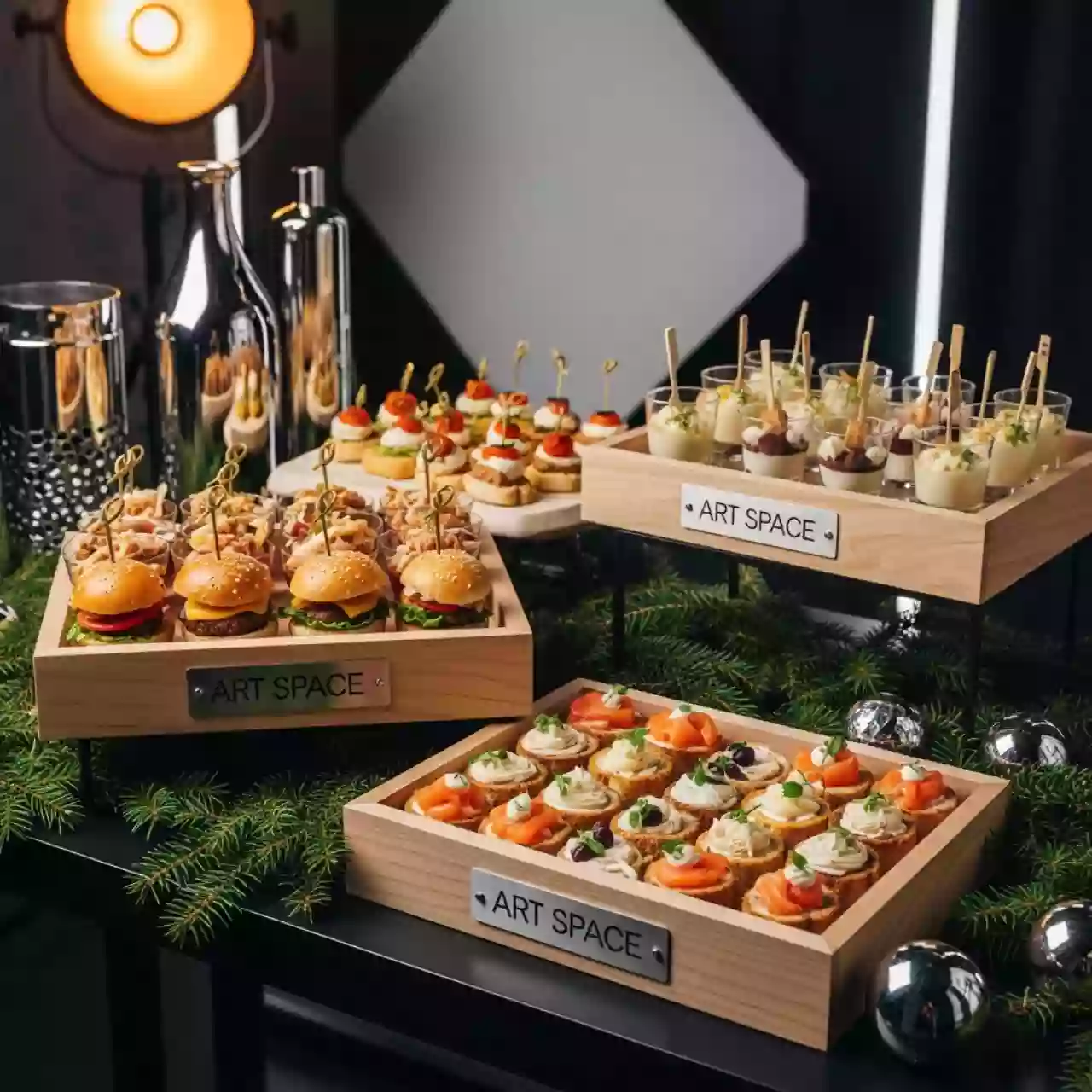 Аренда Фуршет бокс миди комплект № 3 в лофте «Студия 21» — ART SPACE