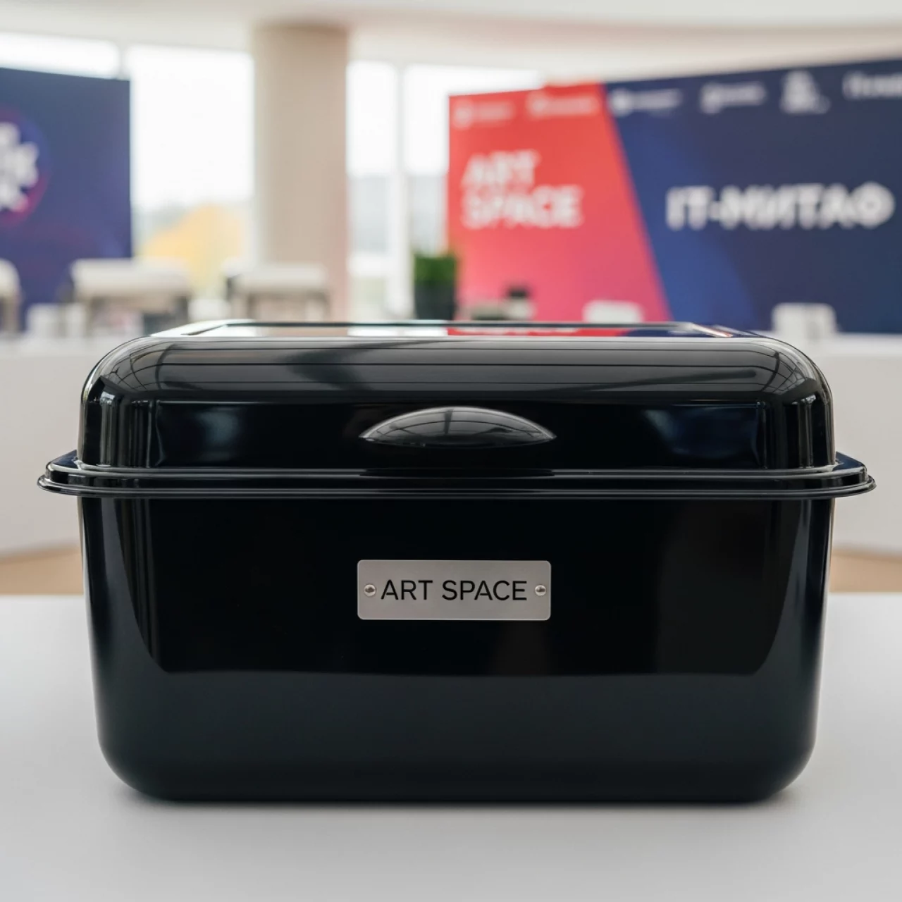 Аренда Фуршетная емкость Мун с откидной крышкой пластик черная 0,8 л в Swissôtel Resort Sochi Kamelia — ART SPACE