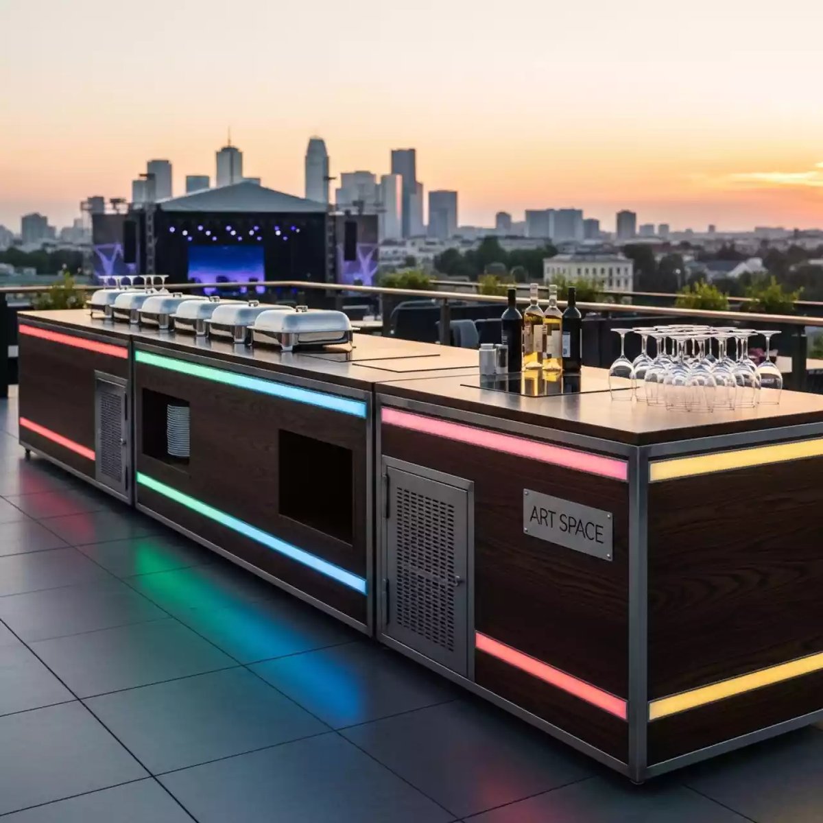 Аренда Фуршетная линия шале в ресторане «La Terrazza» — ART SPACE