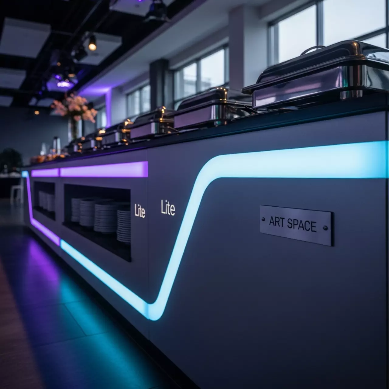 Аренда Фуршетная система Lite в банкетном зале «Дельфин» — ART SPACE