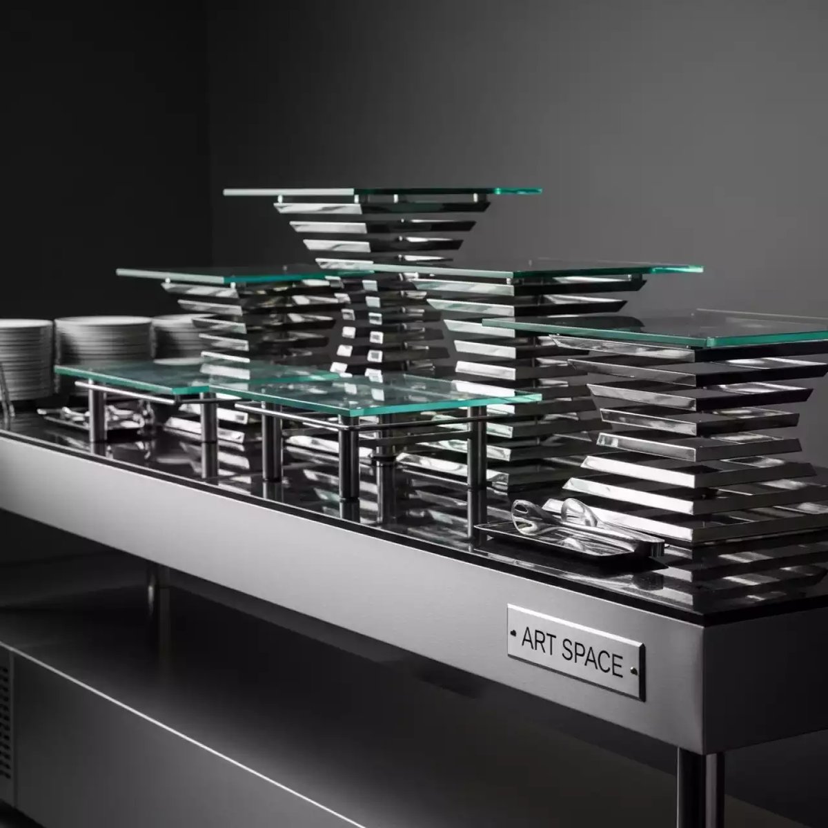 Аренда Фуршетная система Zieher Skyline комплект в ресторане «Высота 5642» — ART SPACE