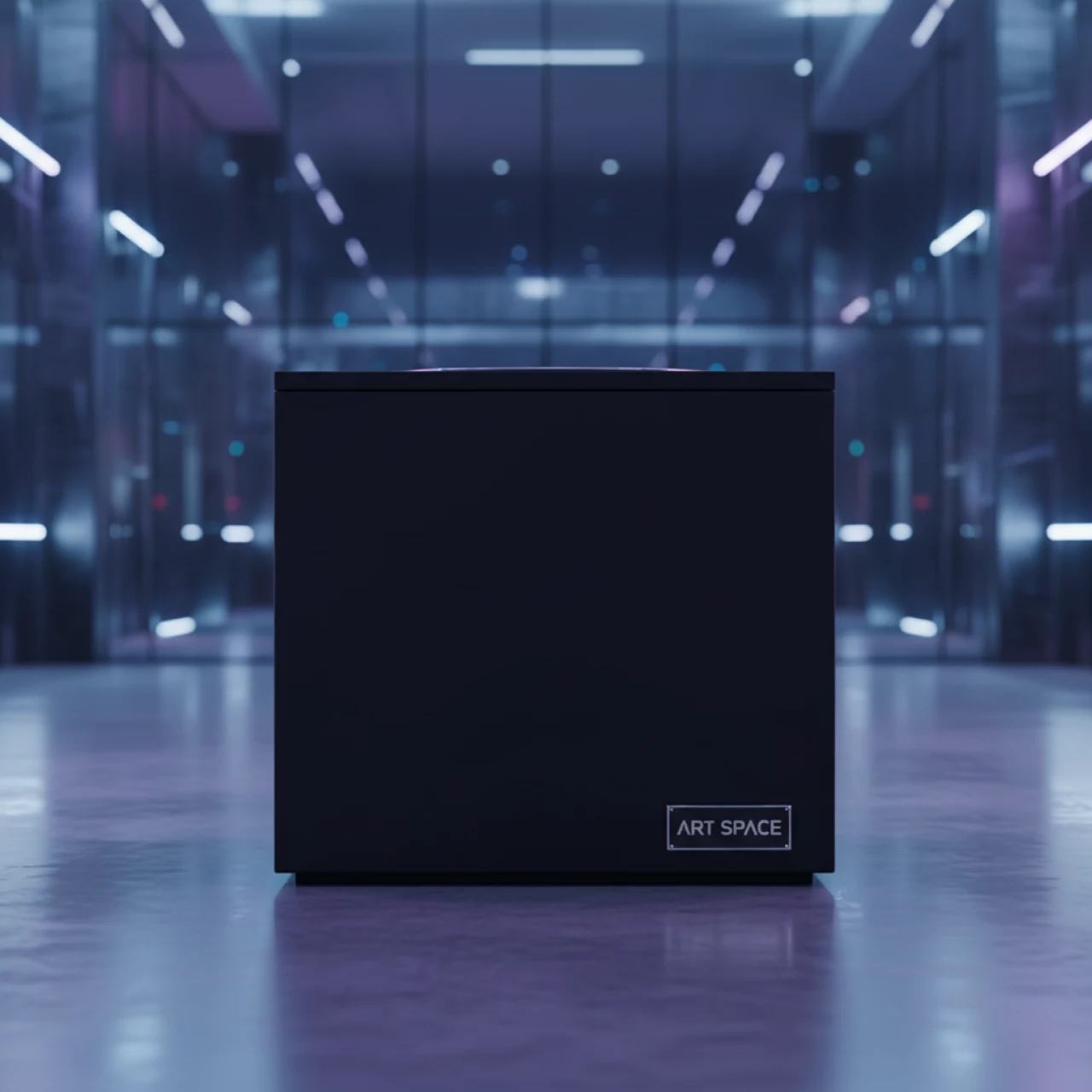 Аренда Фуршетная стойка квадрат высота 13 см черная в Ледовом дворце «Айсберг» — ART SPACE