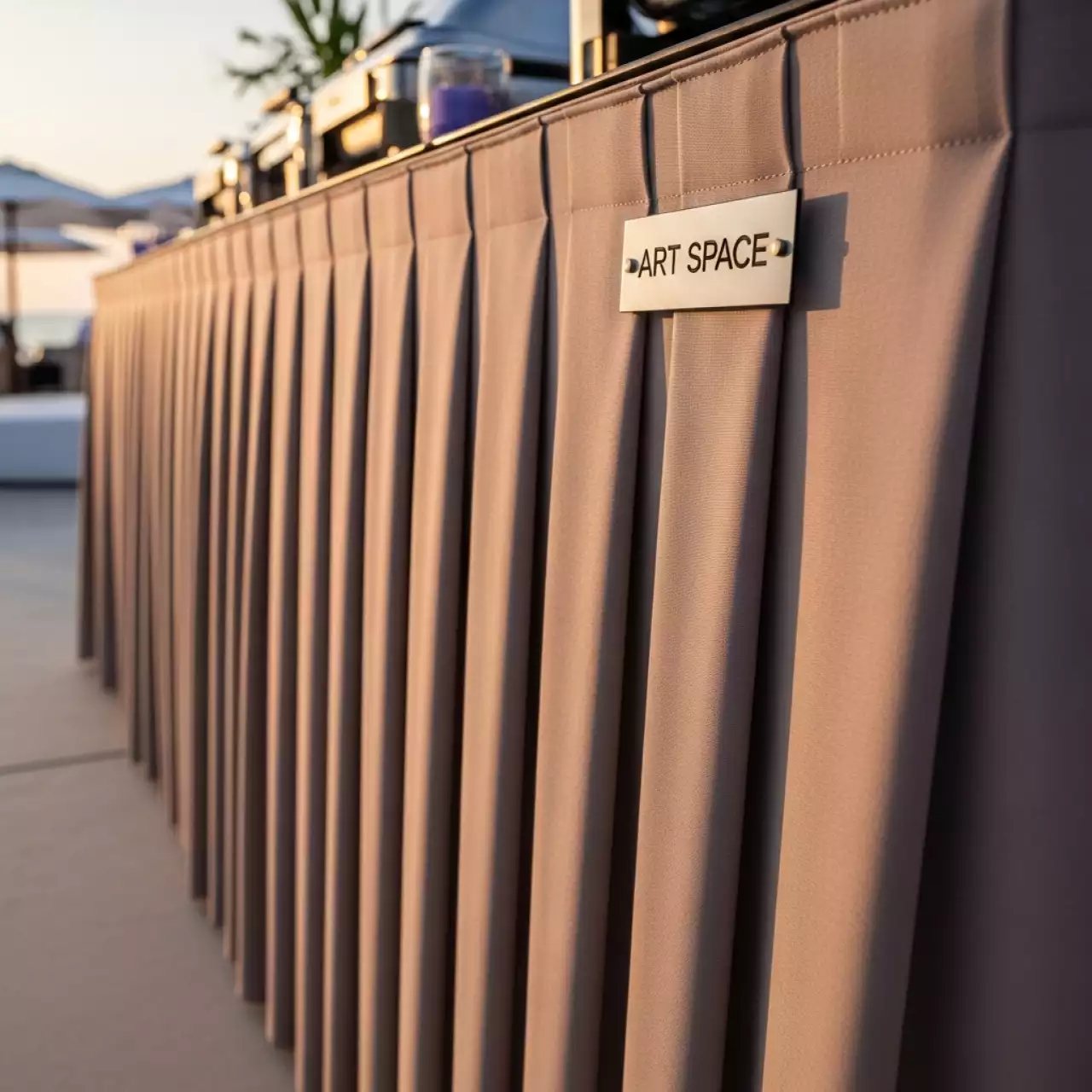 Аренда Фуршетная юбка 5,6 м на пляже «Ривьера» — ART SPACE