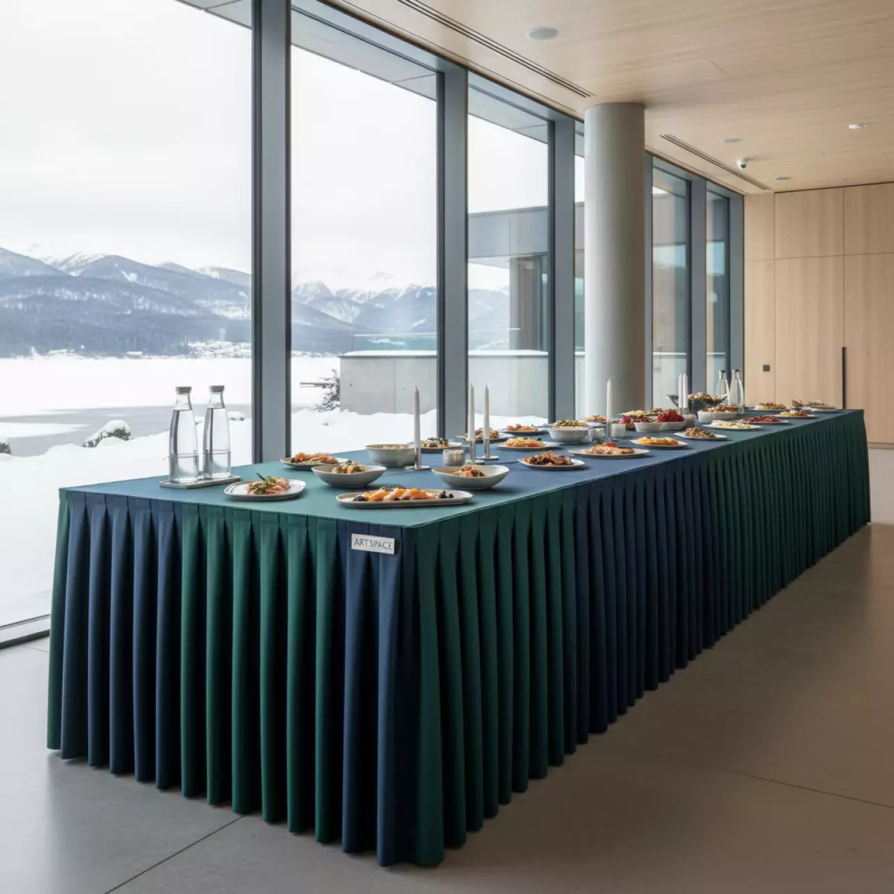 Аренда Фуршетная юбка для стола в Imeretinskiy Hotel — ART SPACE