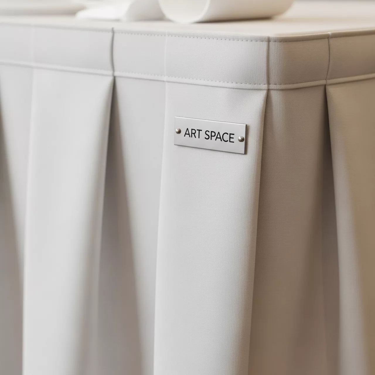 Аренда Фуршетная юбка молочная габардин 4,5х70 см в Radisson Blu Resort & Congress Centre — ART SPACE