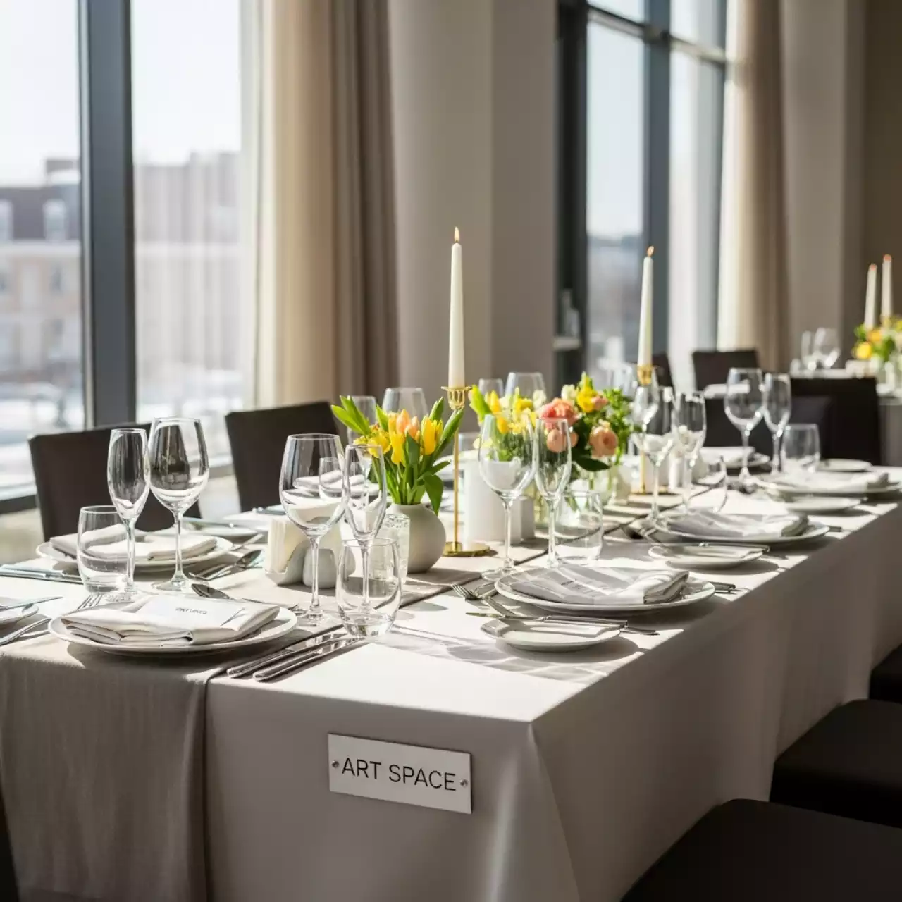 Аренда Фуршетные скатерти для мероприятия в Imeretinskiy Hotel — ART SPACE