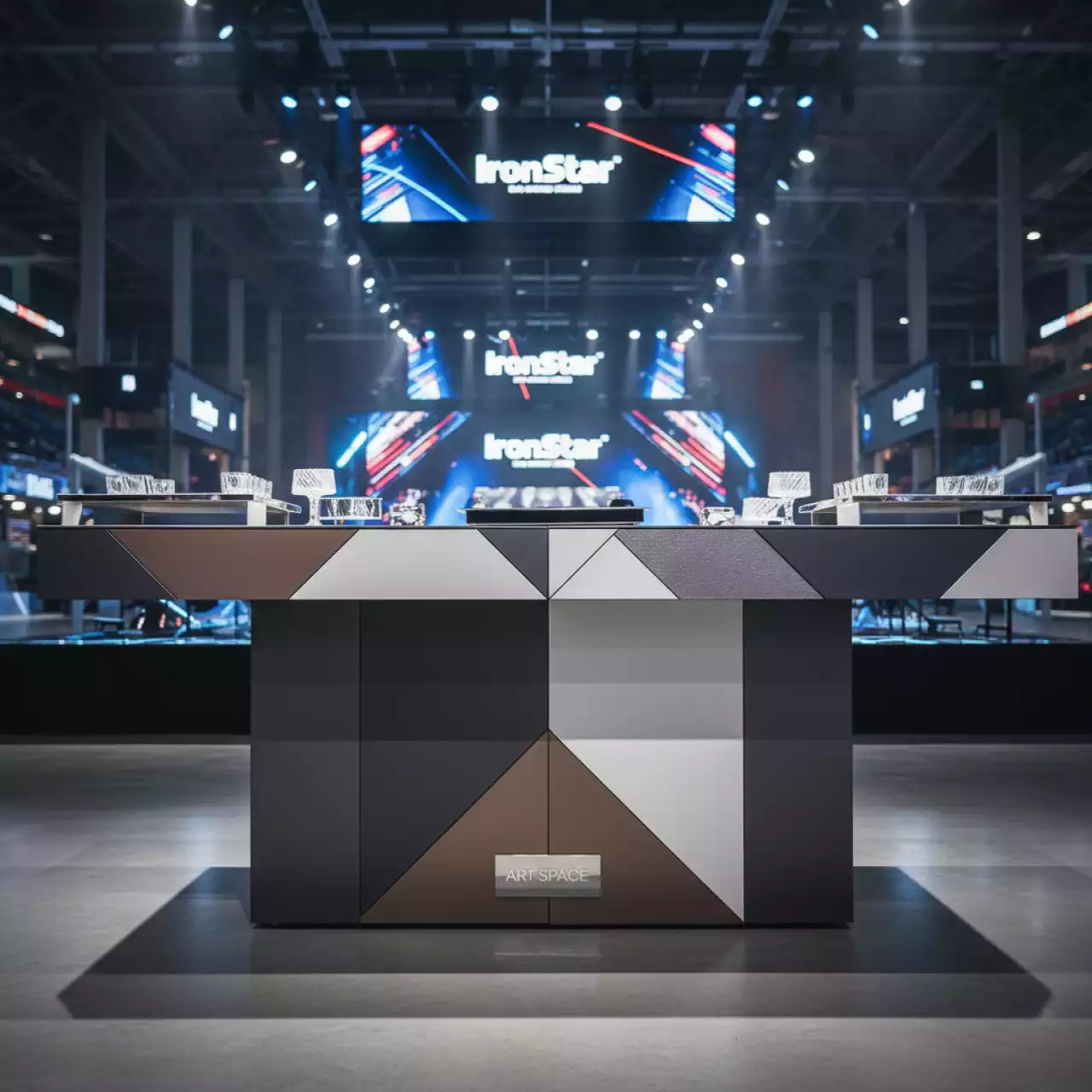 Аренда Фуршетный стол Geometric в VK Stadium Sirius — ART SPACE