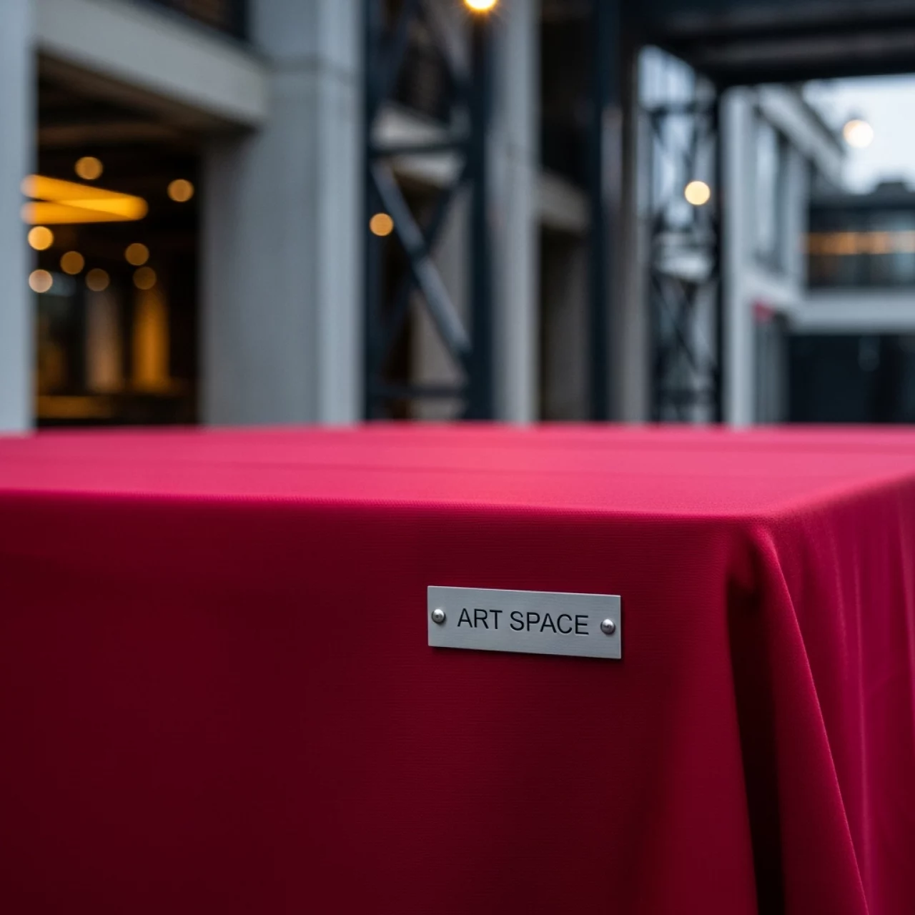 Аренда Фуршетный стол со скатертью red в ресторане «La Terrazza» — ART SPACE