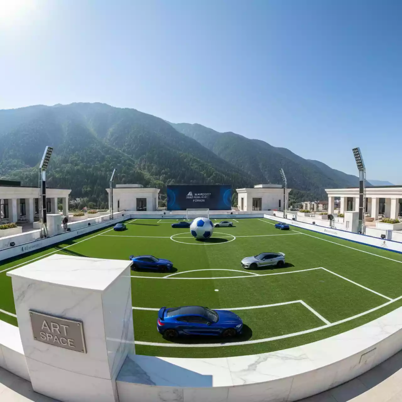Аренда Футбол автомобильный в Sochi Marriott Krasnaya Polyana — ART SPACE