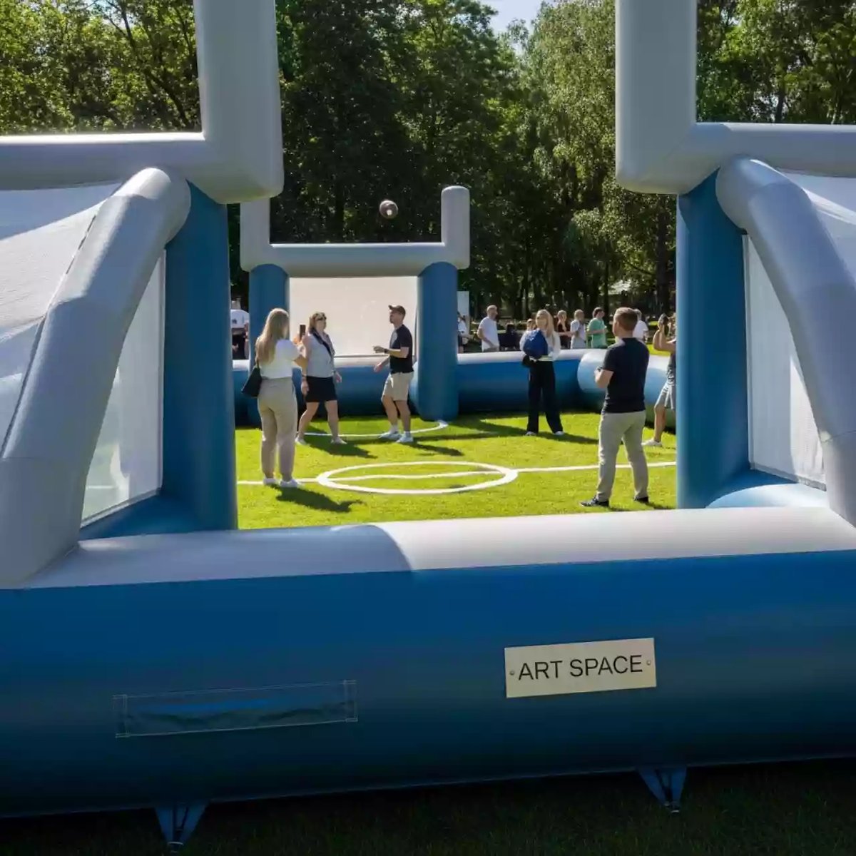 Аренда Футбол надувной в парке «Ривьера» — ART SPACE