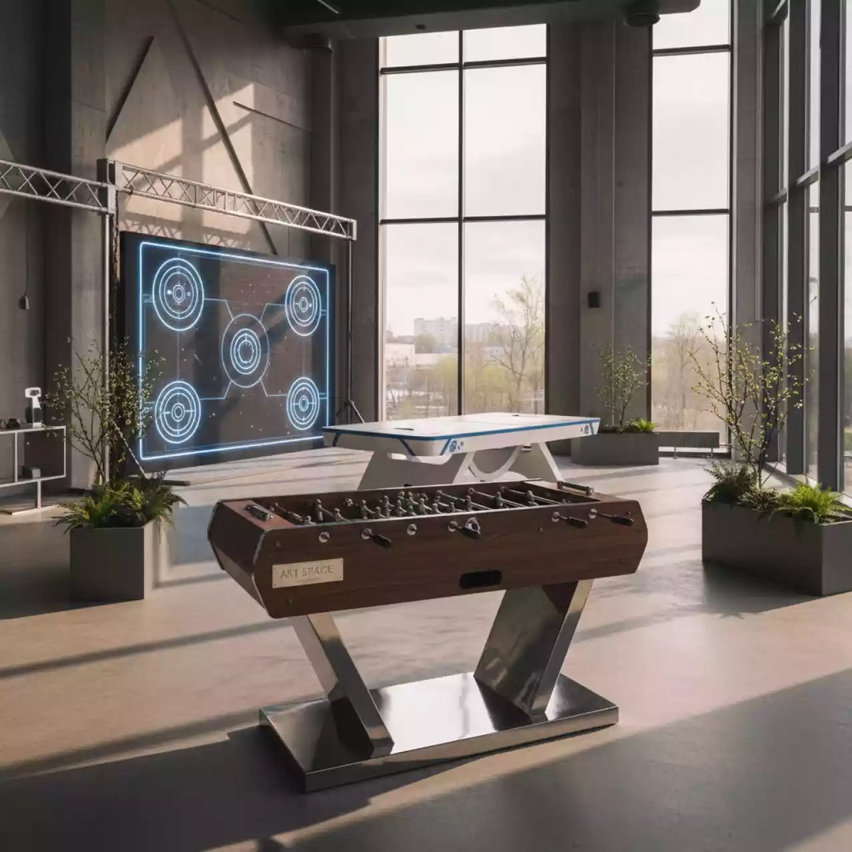 Аренда Футбольные развлечения в банкетном зале «Дельфин» — ART SPACE