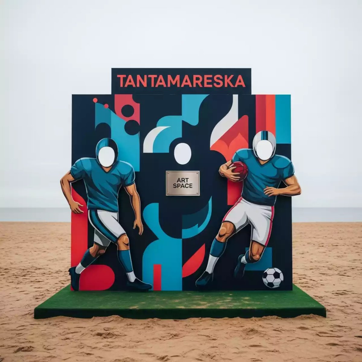 Аренда Футбольные тантамарески на пляже «Маяк» — ART SPACE