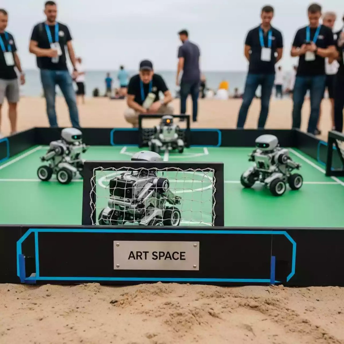 Аренда Футбол Робобол на пляже «Ривьера» — ART SPACE