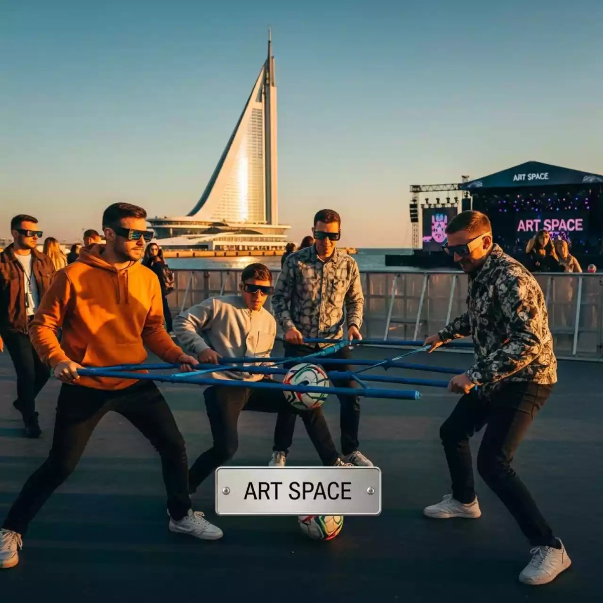 Аренда Футбол в очках в зале «Чайка» (Морпорт) — ART SPACE