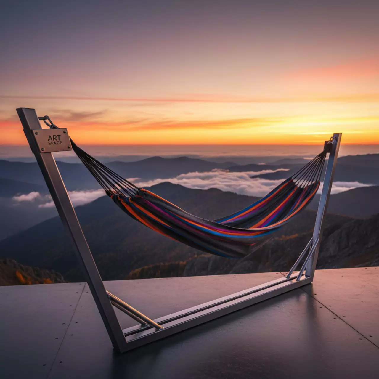 Аренда Гамак дизайнерский Wave на площадке Rosa Peak (2320м) — ART SPACE